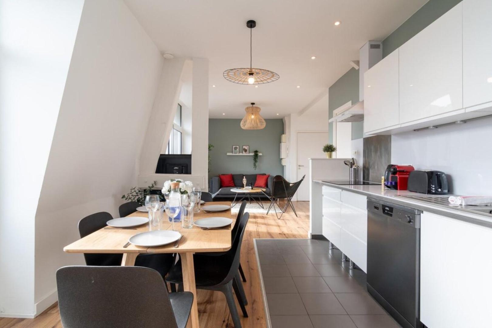 Marcq En Baroeul - Superb Apartment + Parking Bagian luar foto