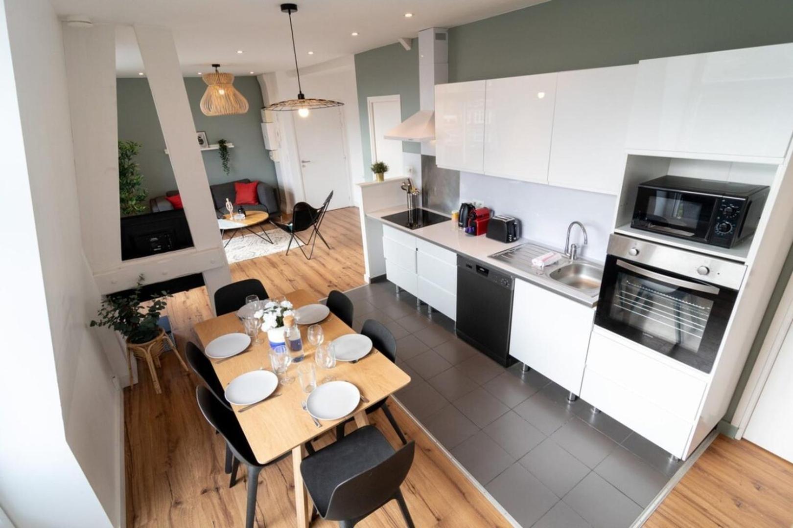 Marcq En Baroeul - Superb Apartment + Parking Bagian luar foto